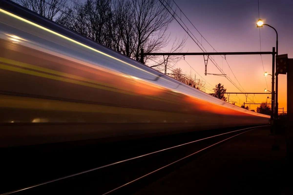 Gladheid op het spoor